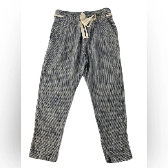 Free People Light at Sunrise Crop High Waist Pant in Blue size 6 - Picture 3 of 11